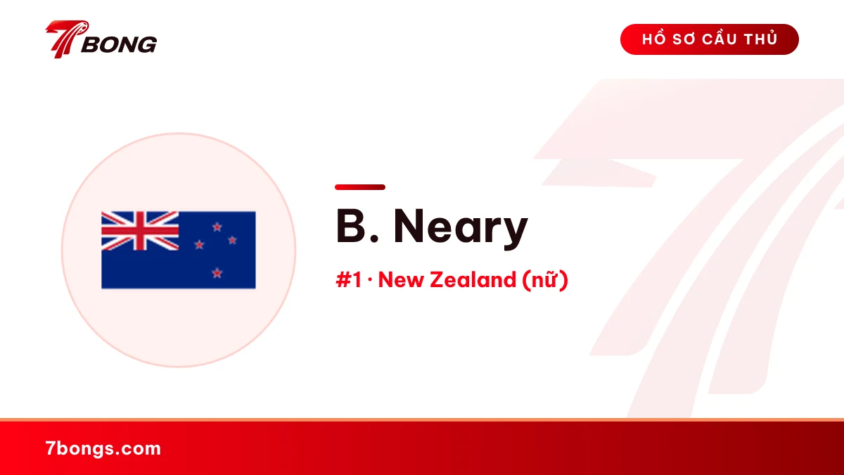 B. Neary — New Zealand (nữ)