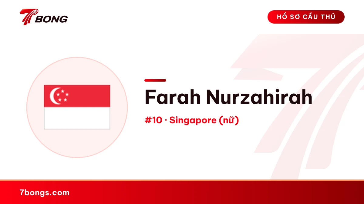 Farah Nurzahirah — Singapore (nữ)