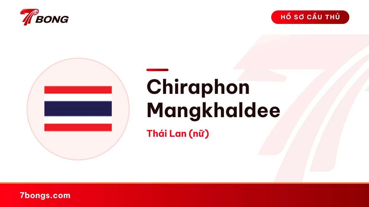 Chiraphon Mangkhaldee — Thái Lan (nữ)