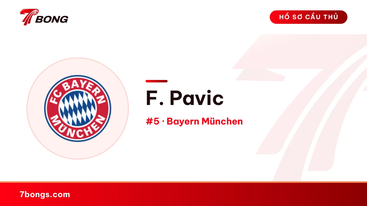 F. Pavic — Bayern München