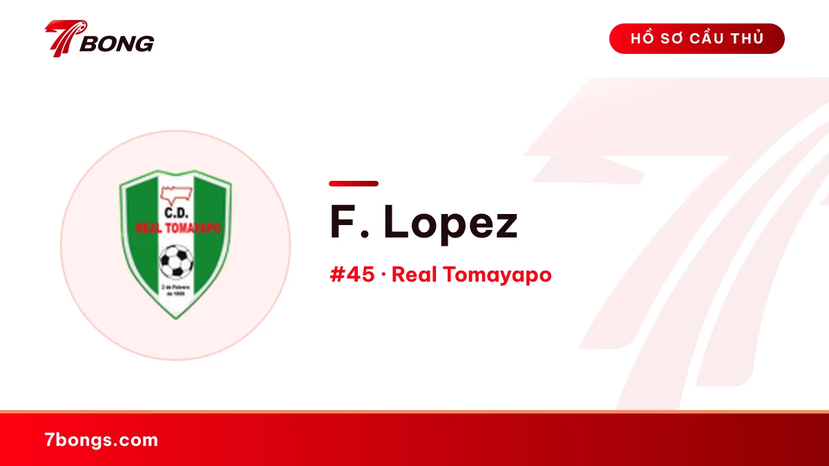 F. Lopez — Real Tomayapo