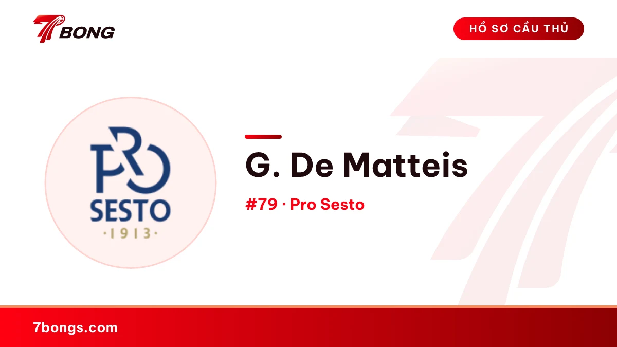 G. De Matteis — Pro Sesto