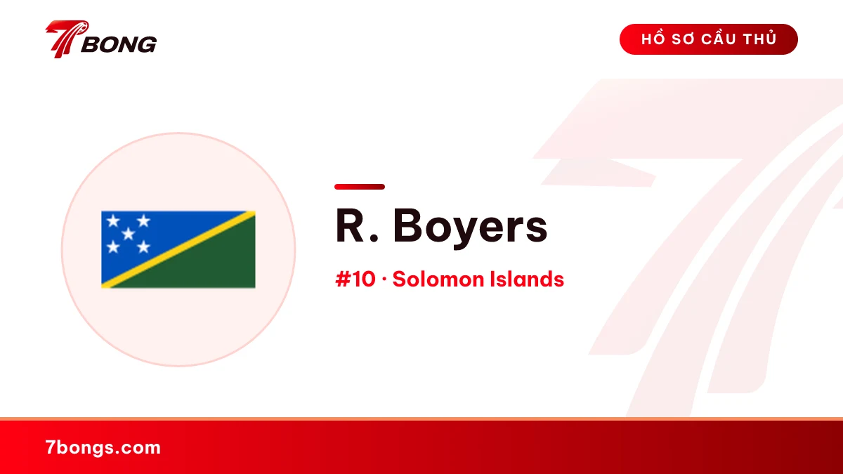 R. Boyers — Solomon Islands