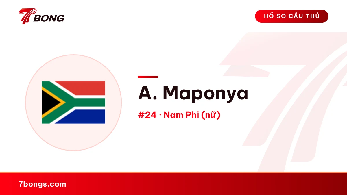 A. Maponya — Nam Phi (nữ)
