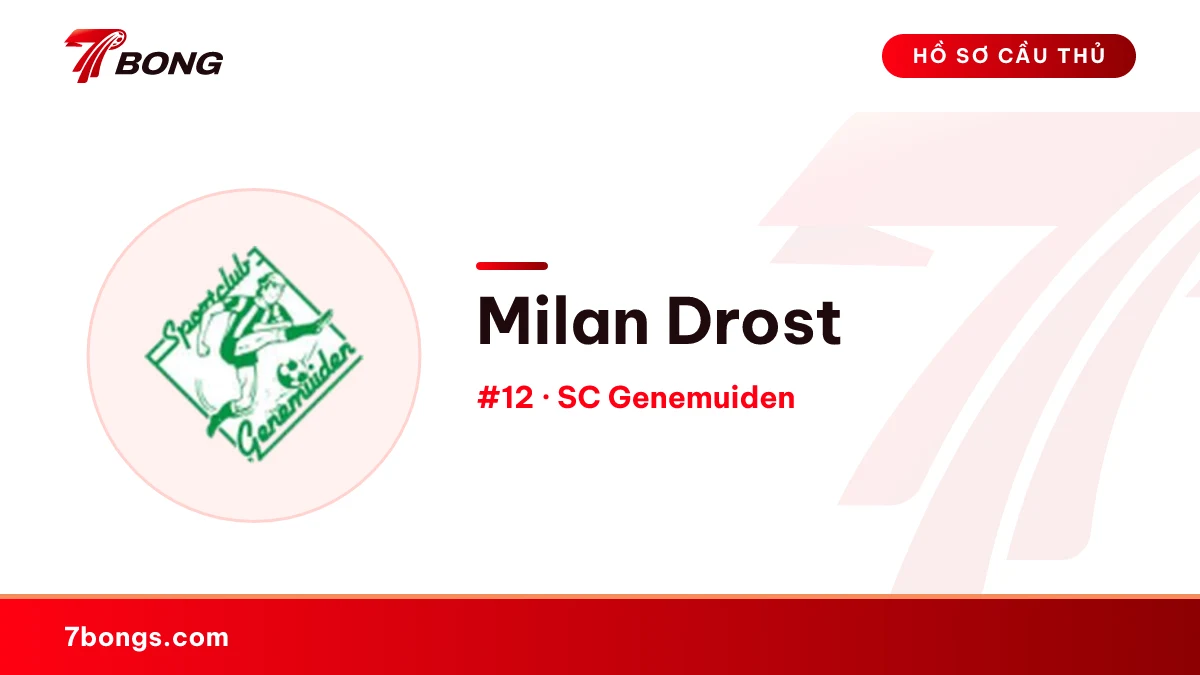Milan Drost — SC Genemuiden