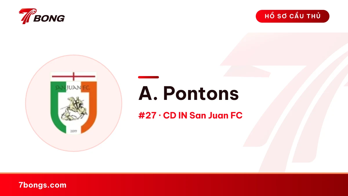 A. Pontons — CD IN San Juan FC