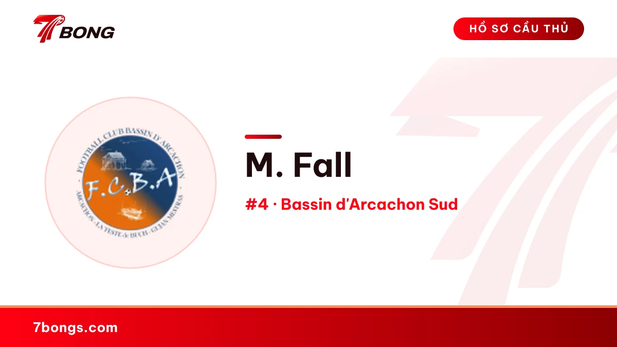 M. Fall — Bassin d'Arcachon Sud