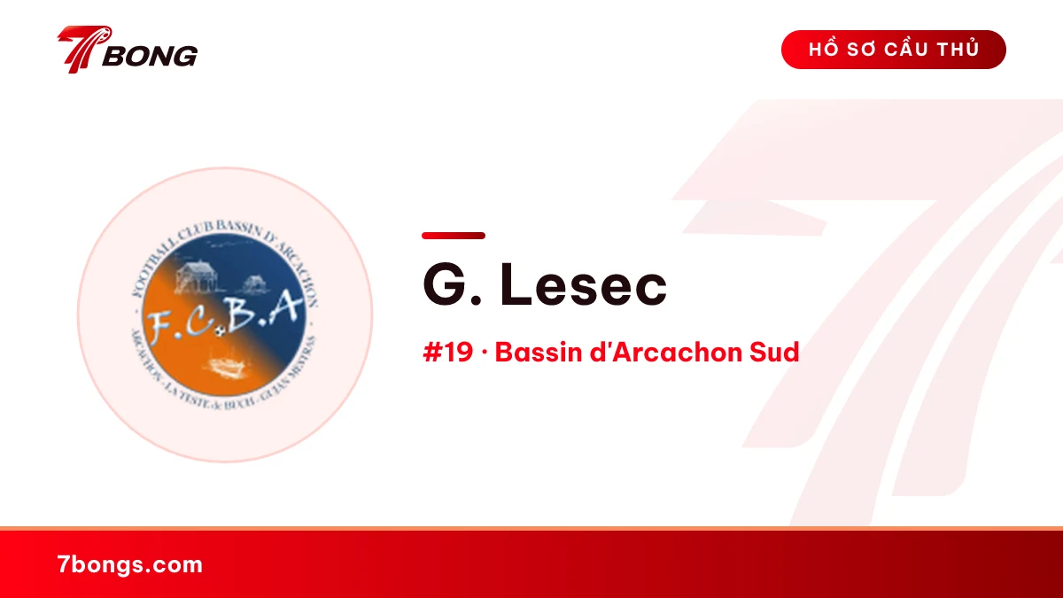 G. Lesec — Bassin d'Arcachon Sud