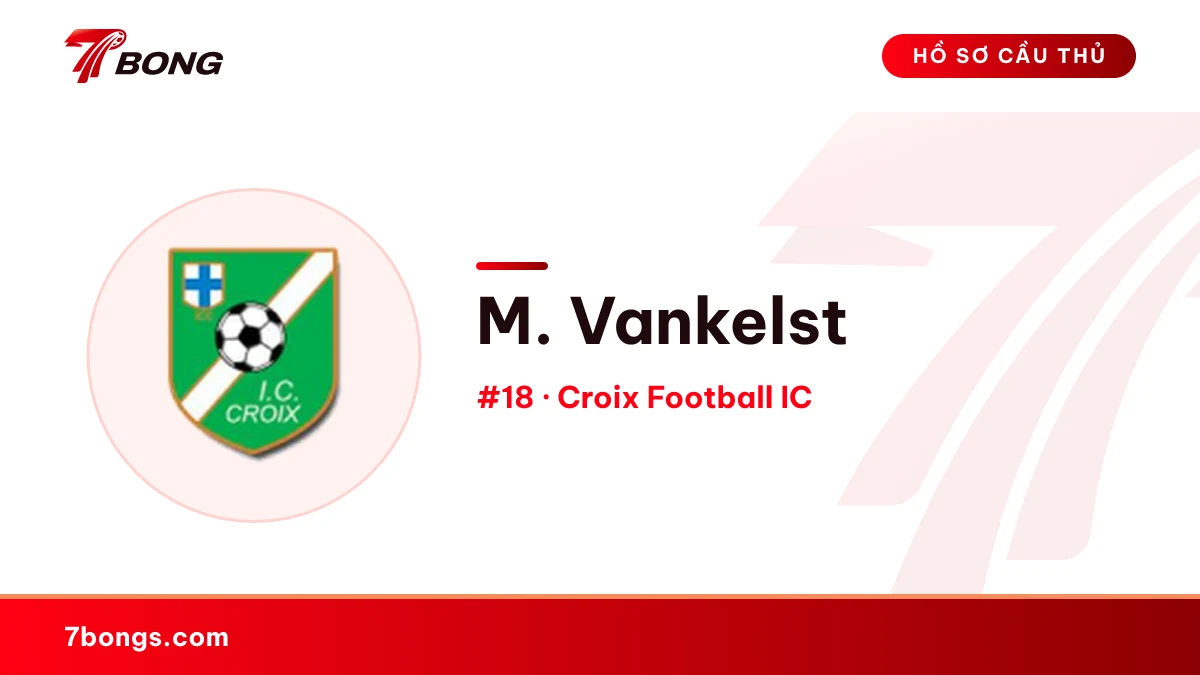 M. Vankelst — Croix Football IC