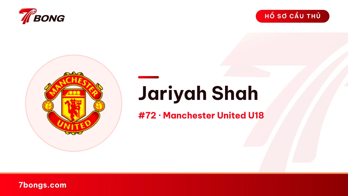 Jariyah Shah — Manchester United U18