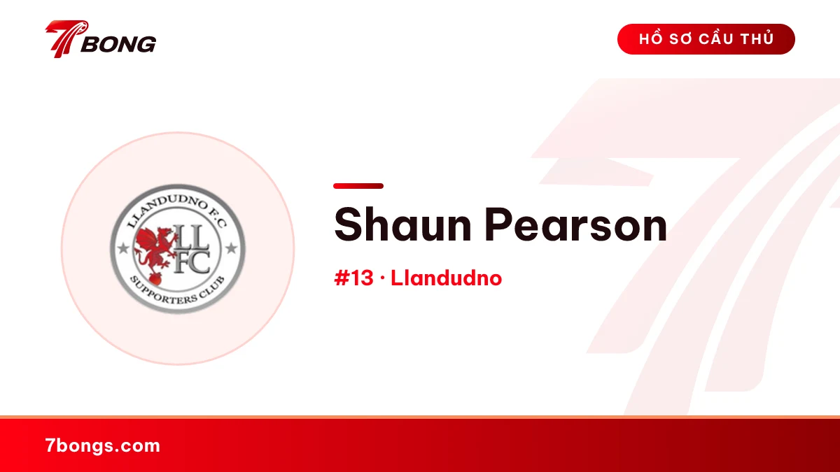 Shaun Pearson — Llandudno