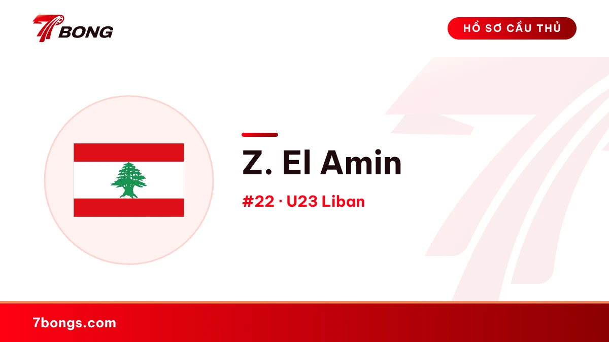 Z. El Amin — U23 Liban