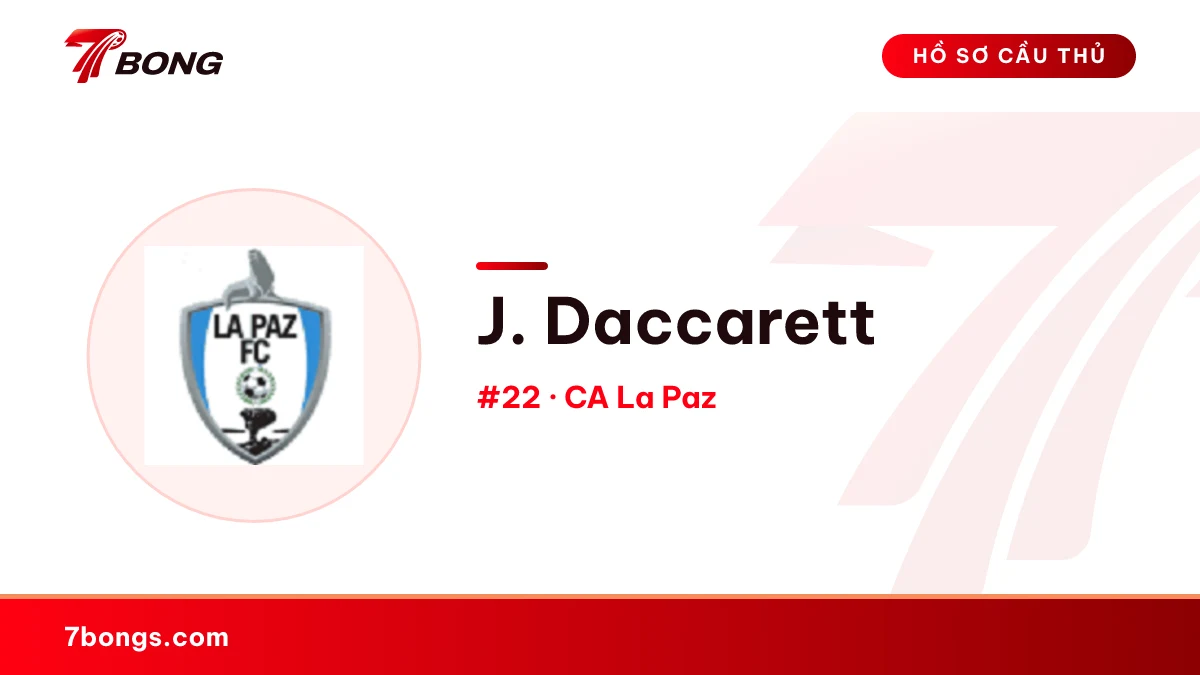 J. Daccarett — CA La Paz