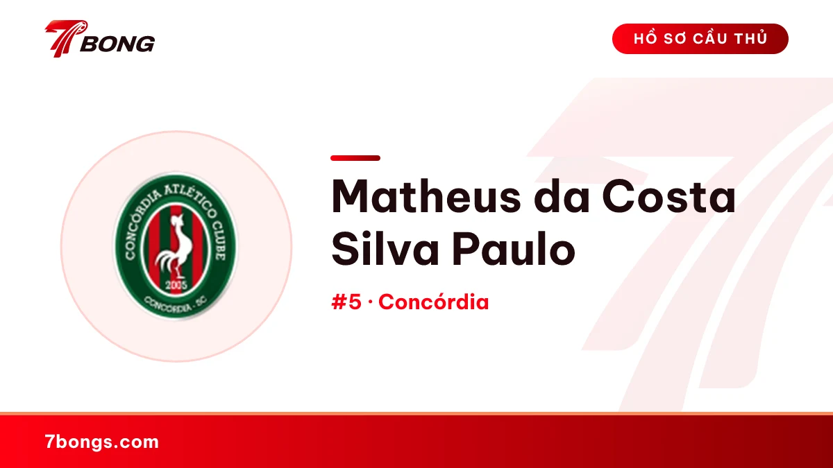 Matheus da Costa Silva Paulo — Concórdia