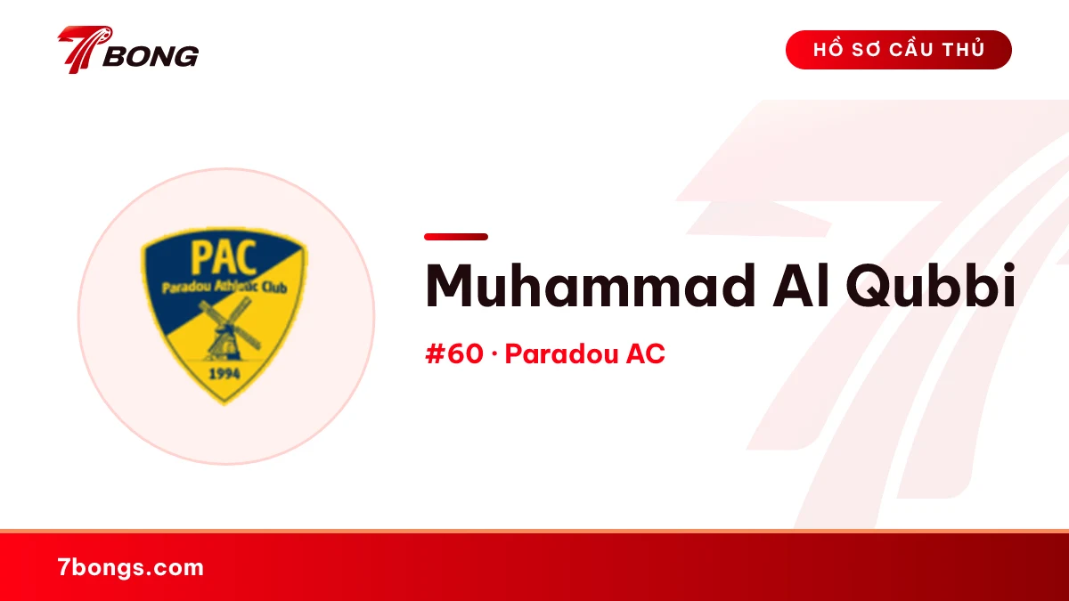 Muhammad Al Qubbi — Paradou AC
