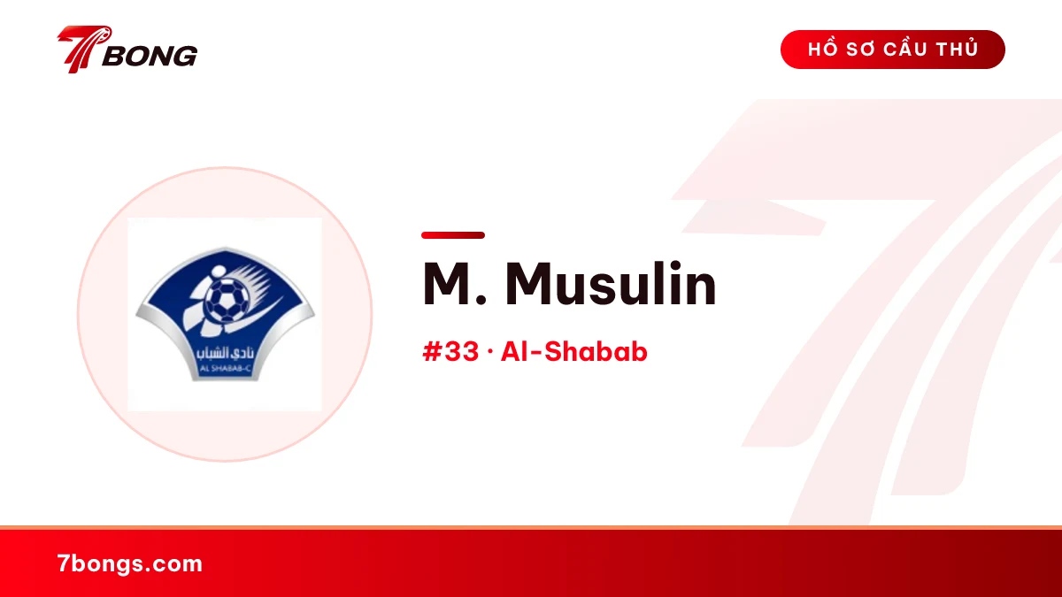 M. Musulin — Al-Shabab