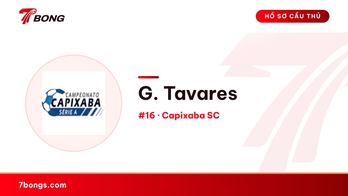 G. Tavares — Capixaba SC