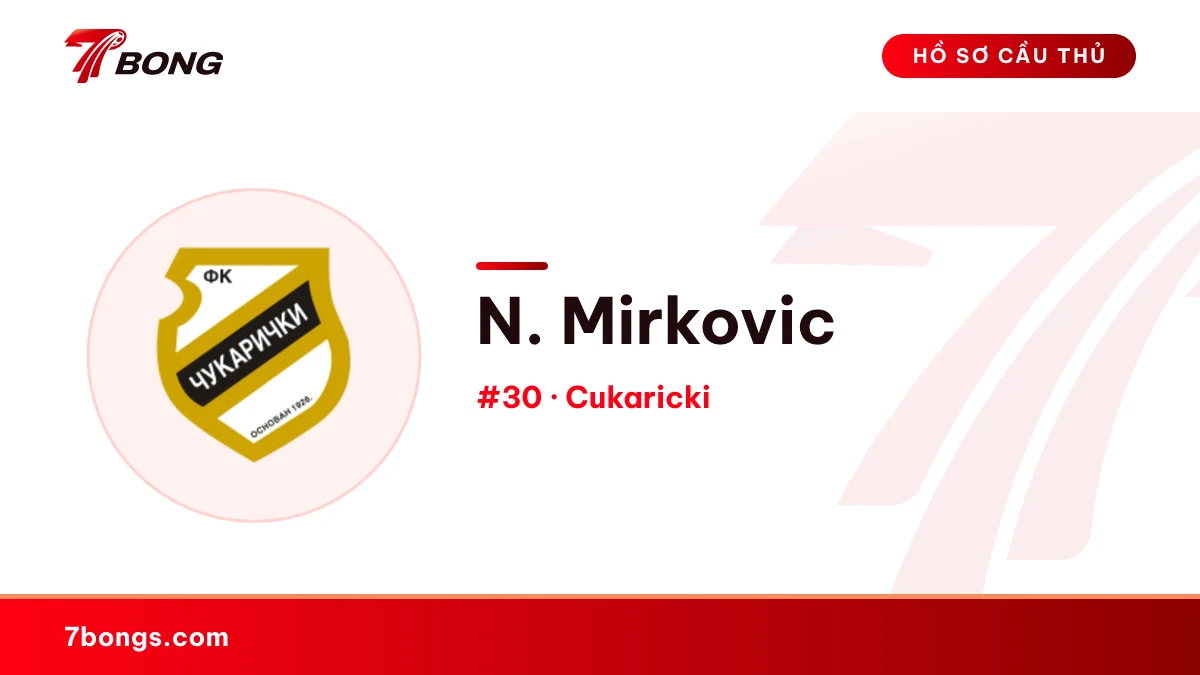 N. Mirkovic — Cukaricki