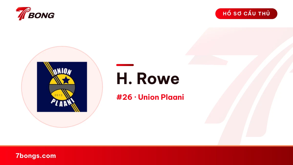 H. Rowe — Union Plaani