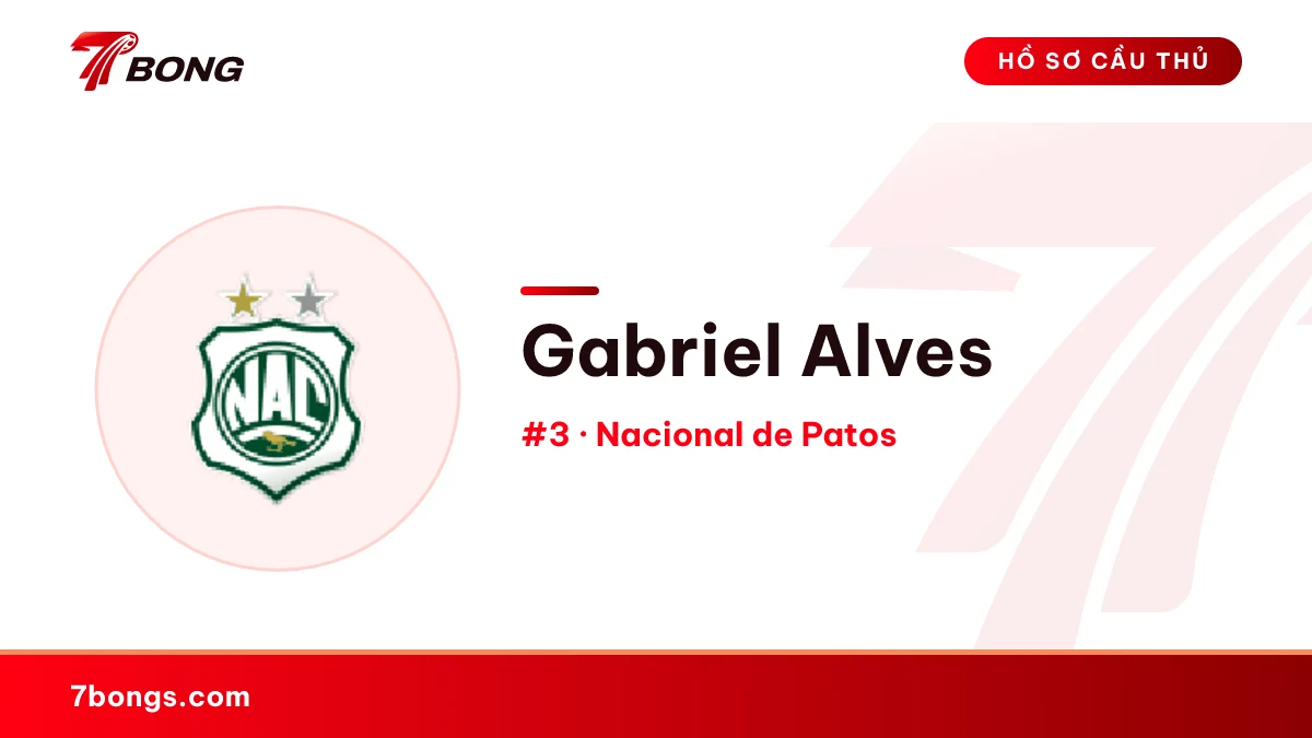 Gabriel Alves — Nacional de Patos