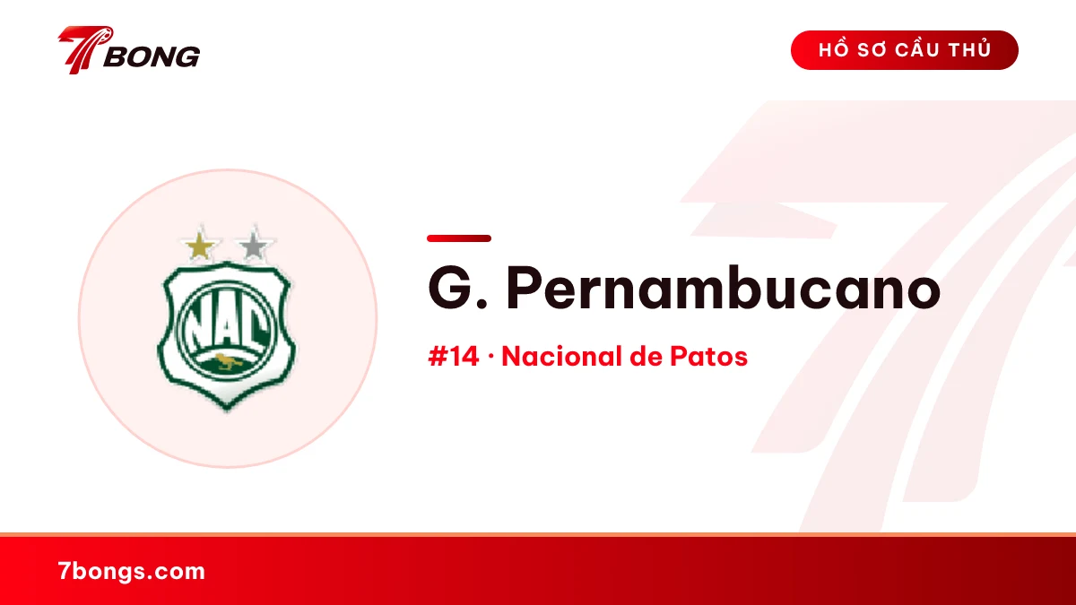 G. Pernambucano — Nacional de Patos