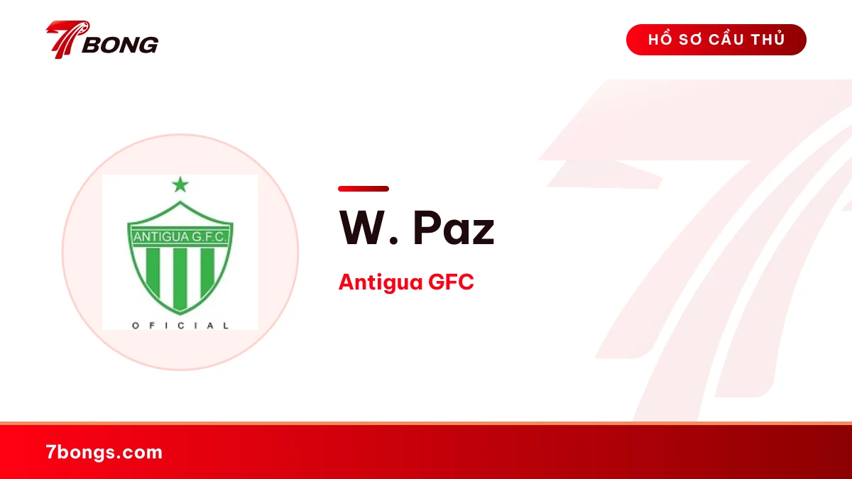 W. Paz — Antigua GFC