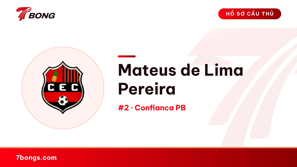 Mateus de Lima Pereira — Confianca PB
