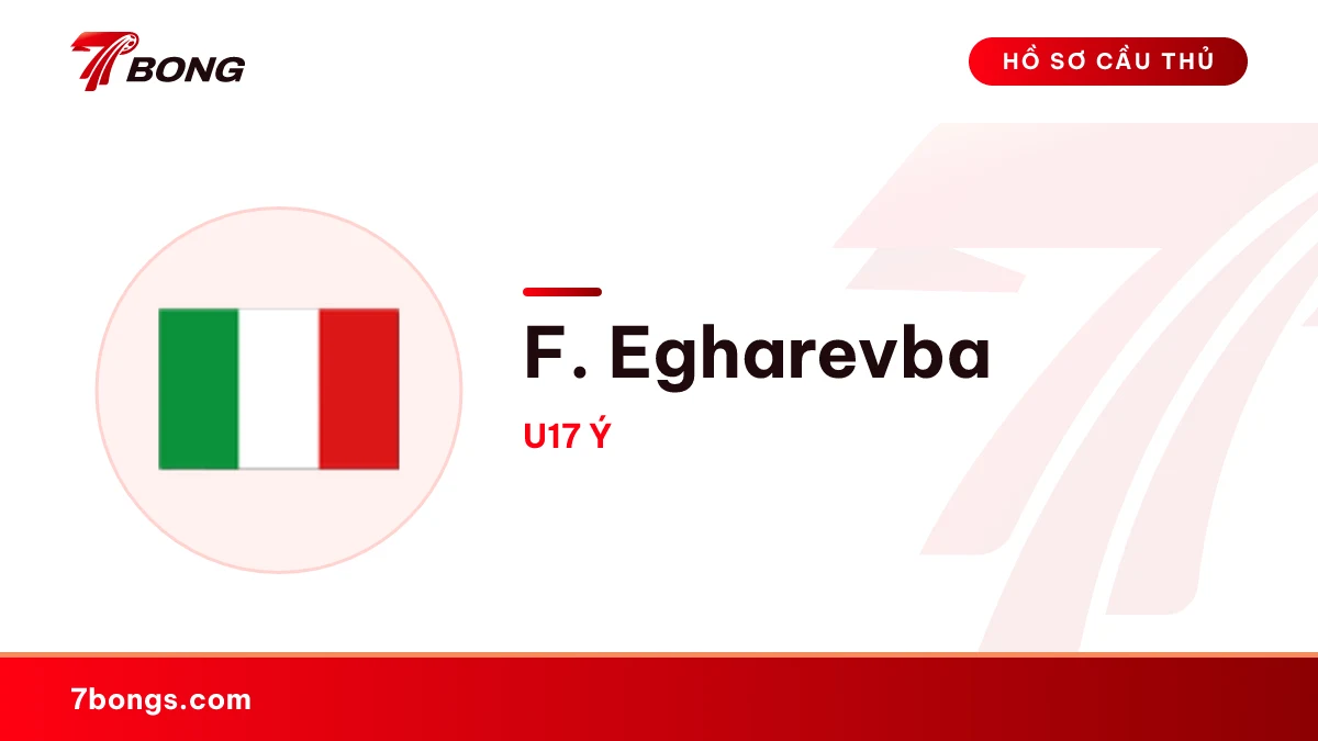 F. Egharevba — U17 Ý
