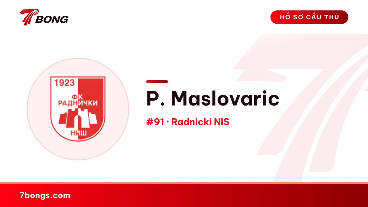 P. Maslovaric — Radnicki NIS