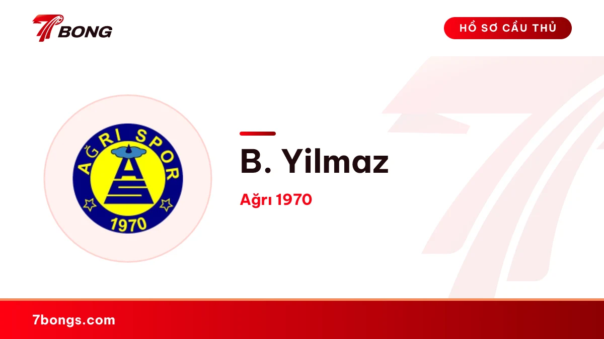 B. Yilmaz — Ağrı 1970