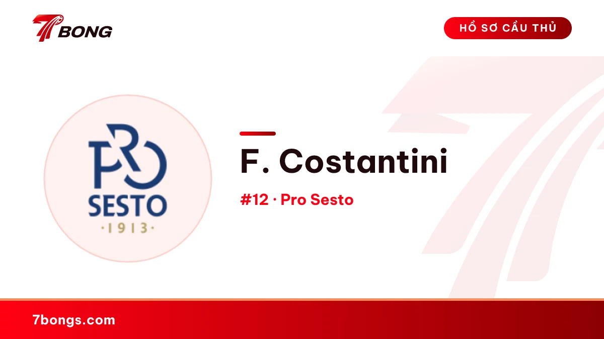 F. Costantini — Pro Sesto