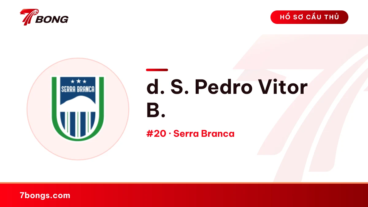 d. S. Pedro Vitor B. — Serra Branca