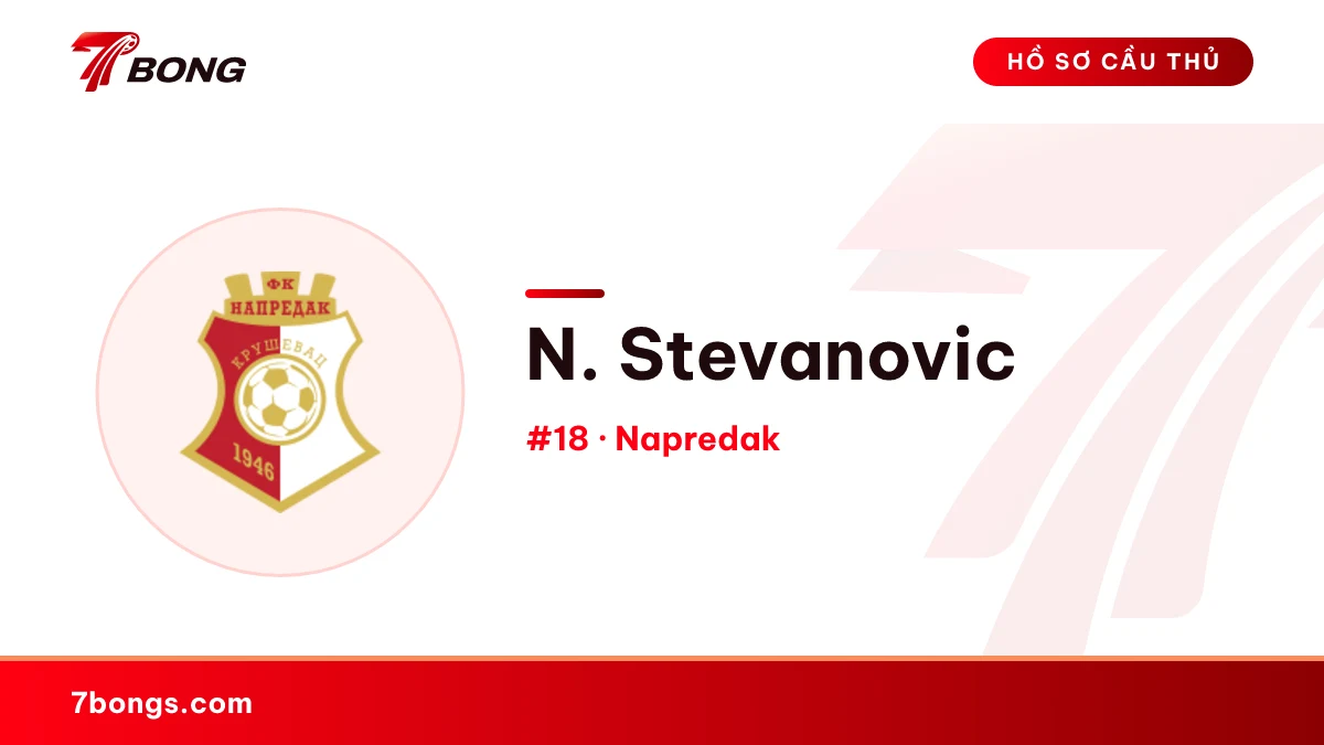 N. Stevanovic — Napredak