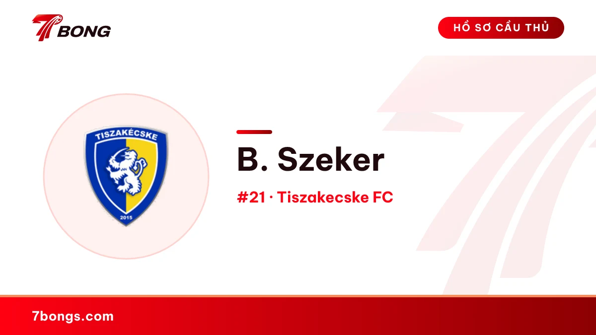 B. Szeker — Tiszakecske FC