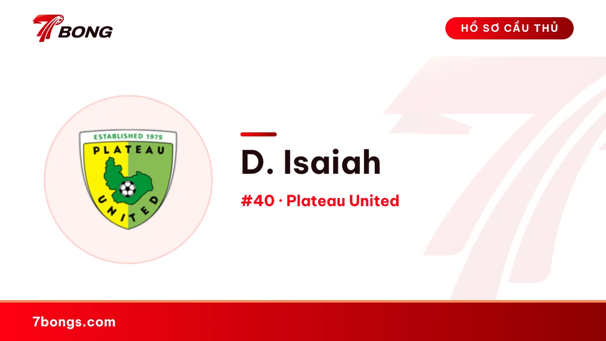 D. Isaiah — Plateau United