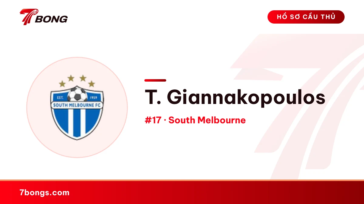 T. Giannakopoulos — South Melbourne