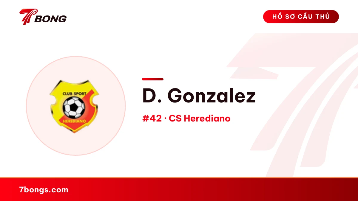 D. Gonzalez — CS Herediano