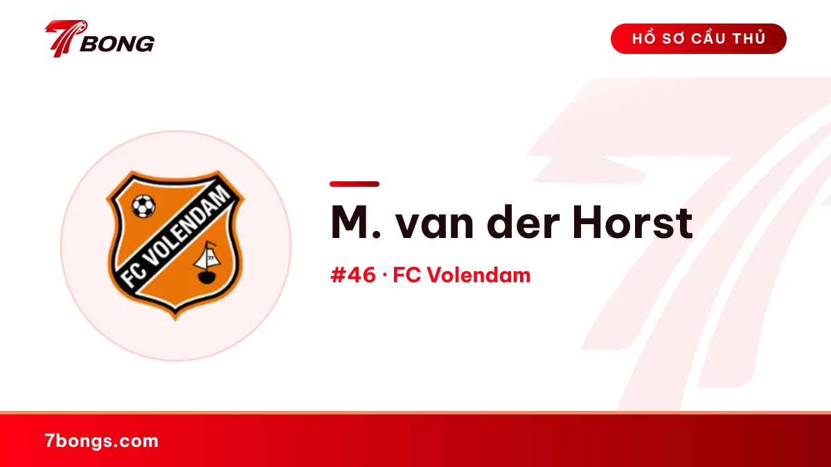 M. van der Horst — FC Volendam