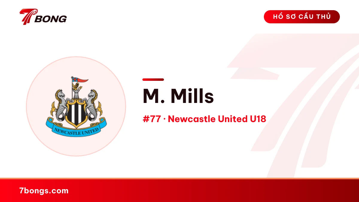 M. Mills — Newcastle United U18