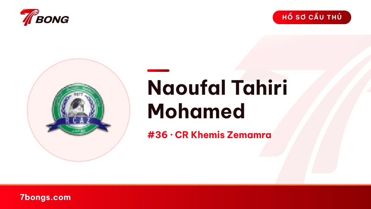 Naoufal Tahiri Mohamed — CR Khemis Zemamra