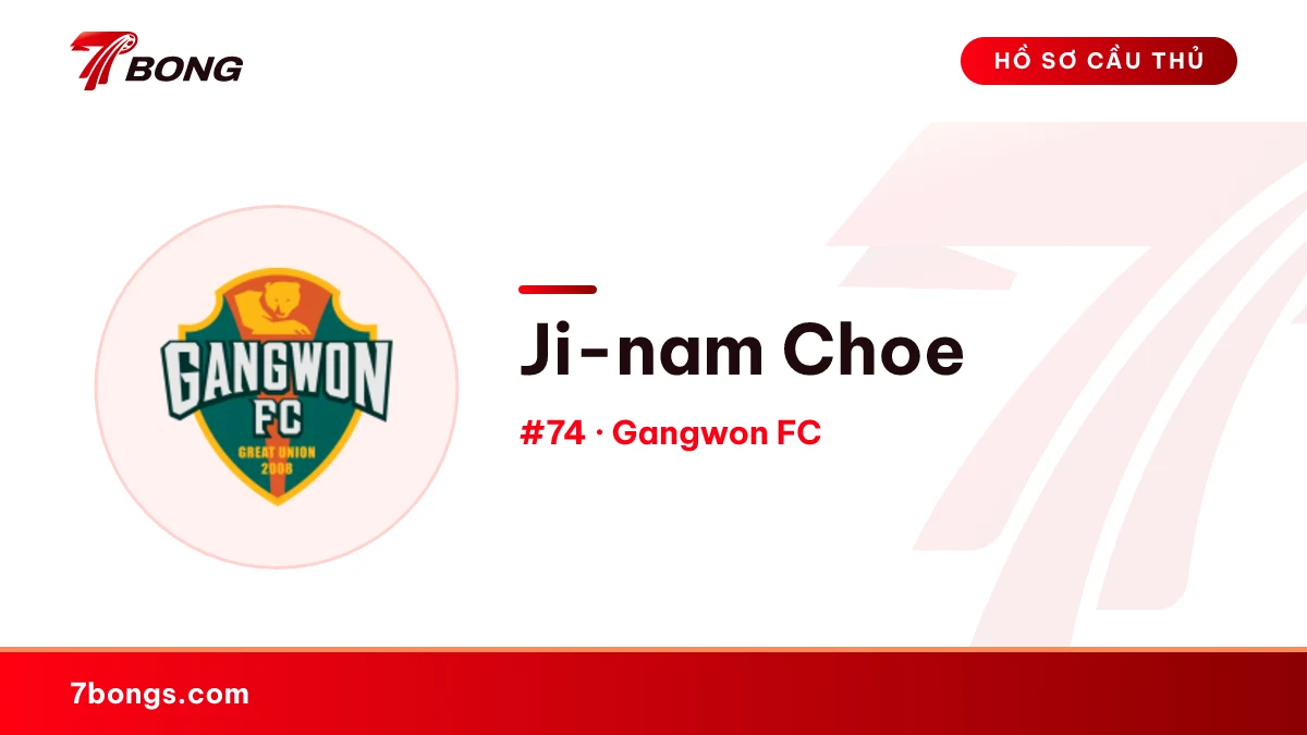 Ji-nam Choe — Gangwon FC