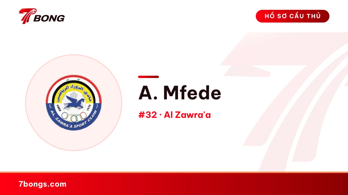 A. Mfede — Al Zawra'a
