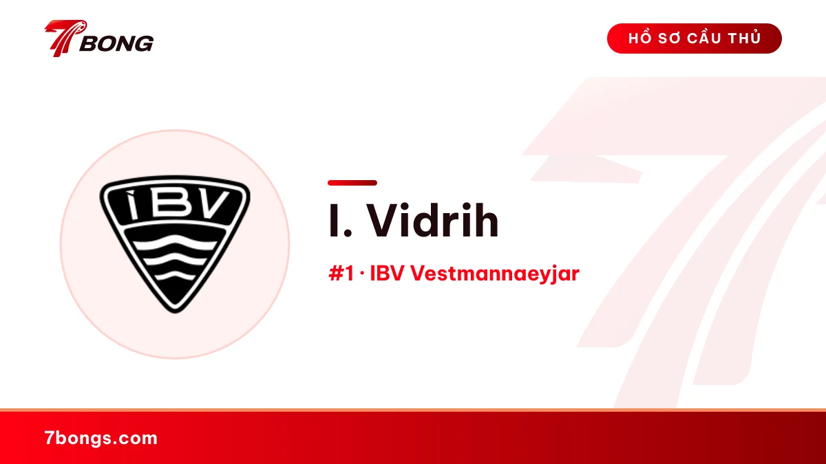 I. Vidrih — IBV Vestmannaeyjar