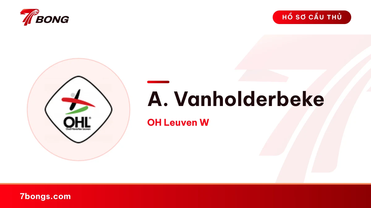 A. Vanholderbeke — OH Leuven W