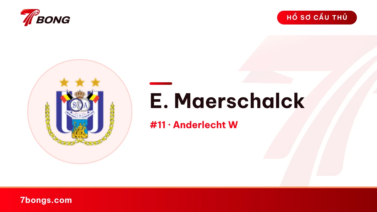E. Maerschalck — Anderlecht W