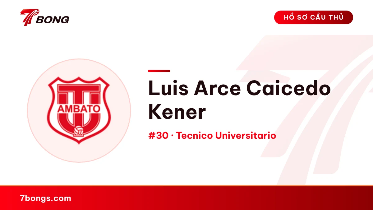 Luis Arce Caicedo Kener — Tecnico Universitario