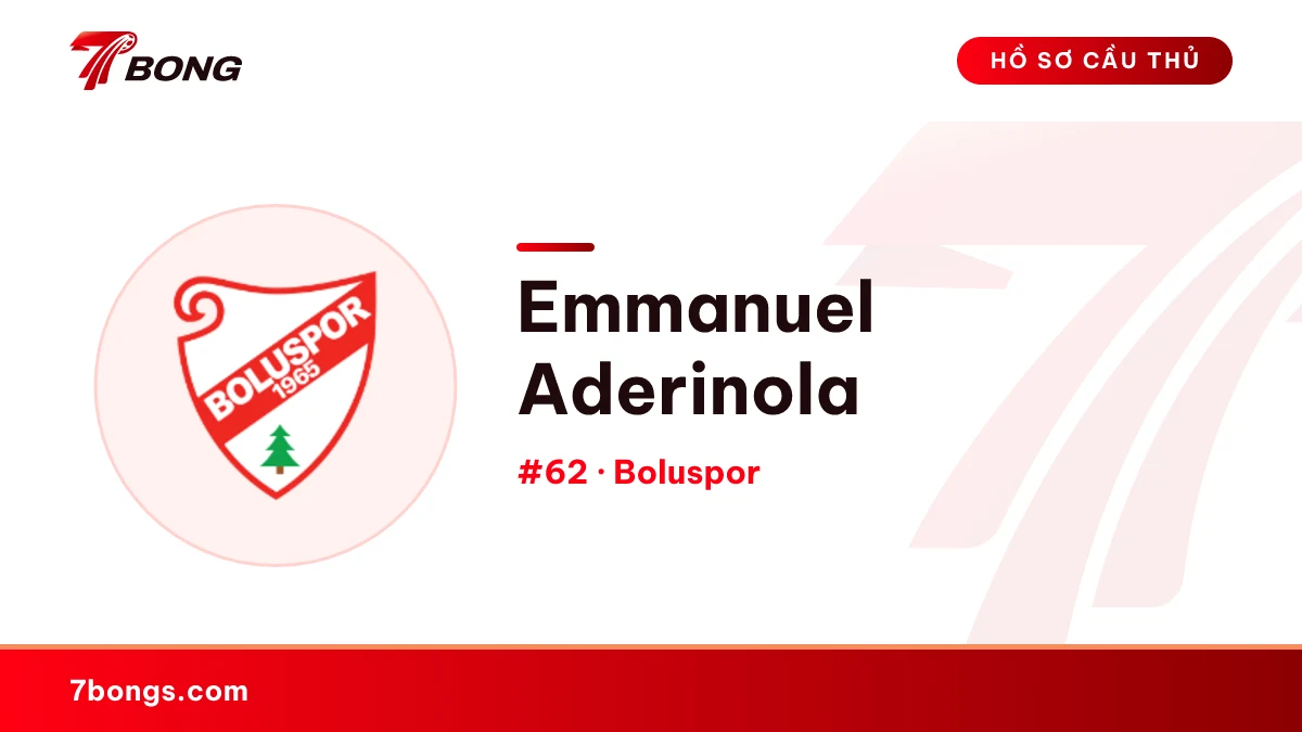Emmanuel Aderinola — Boluspor