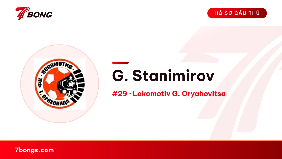 G. Stanimirov — Lokomotiv G. Oryahovitsa