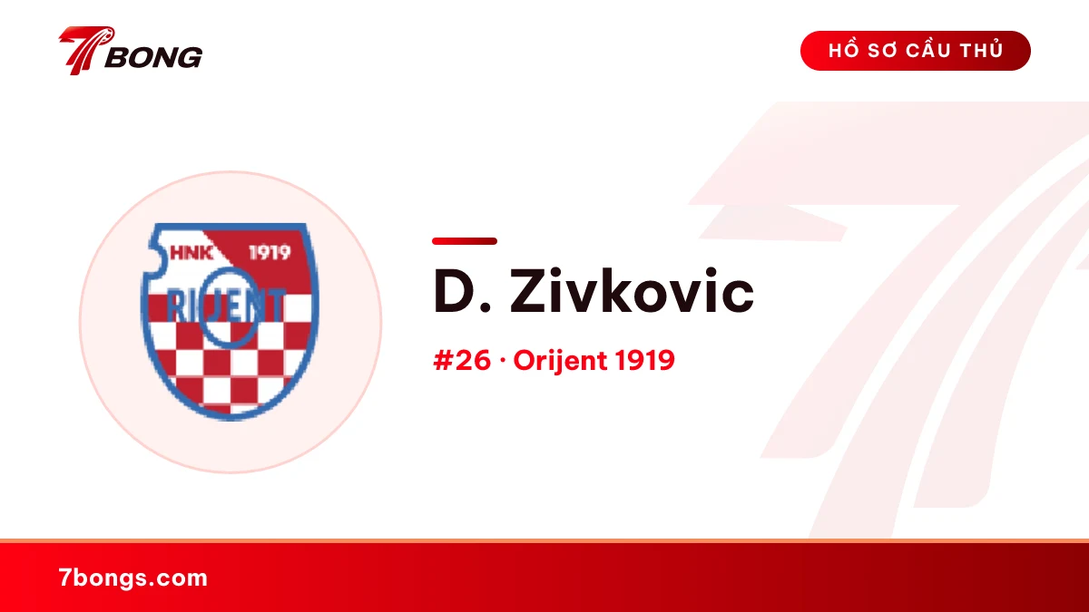 D. Zivkovic — Orijent 1919