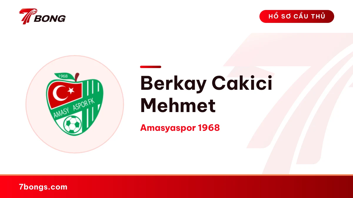 Berkay Cakici Mehmet — Amasyaspor 1968
